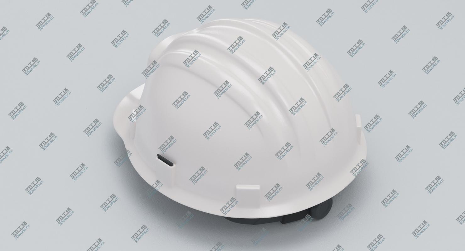 images/goods_img/20210313/Hard Hat - Construction Safety Helmet - White 3D model/5.jpg